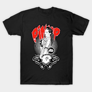 Zombie Hot Rod Pinup T-Shirt